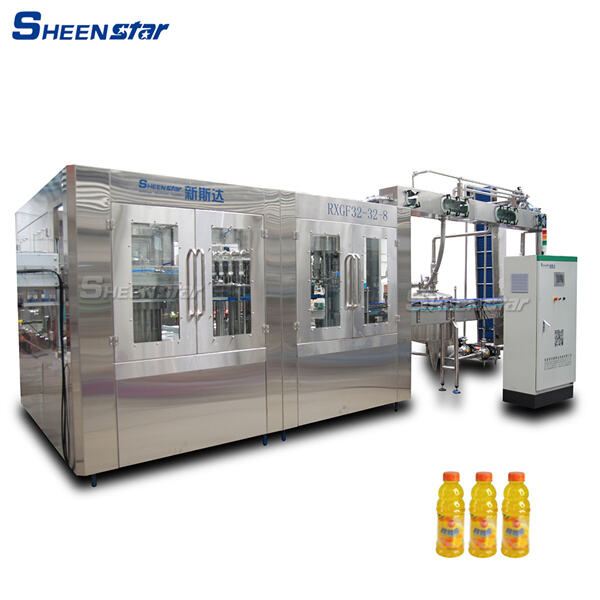 Use juice bottling machine