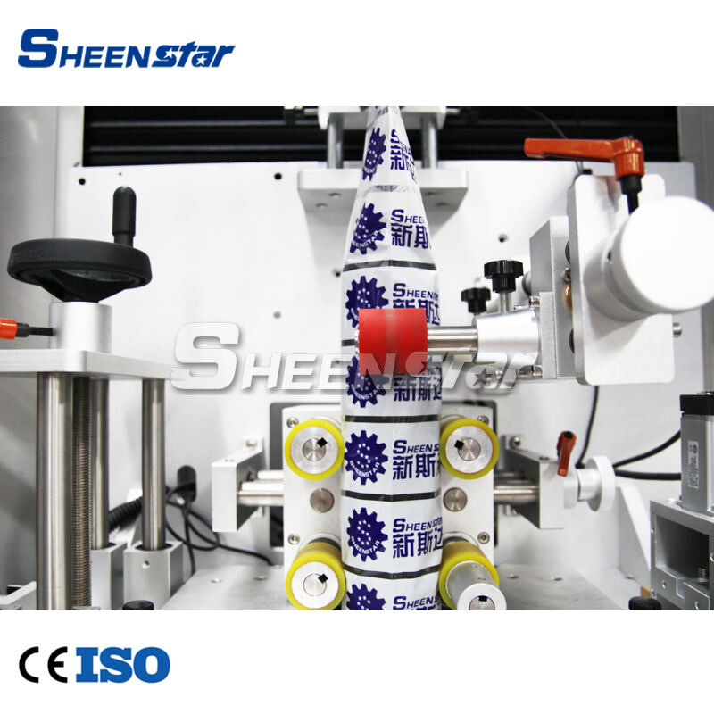 Bottle label sleeve steam shrink labeling machine