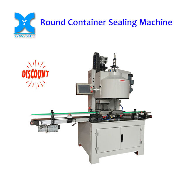 Perfect for food, drink, and pharmaceutical packaging, our round container sealer is versatile and durable.