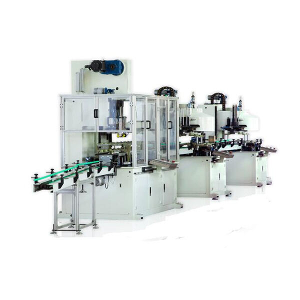 Automatic rectangular can making line