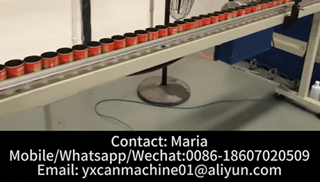 Automatic food tin can making line