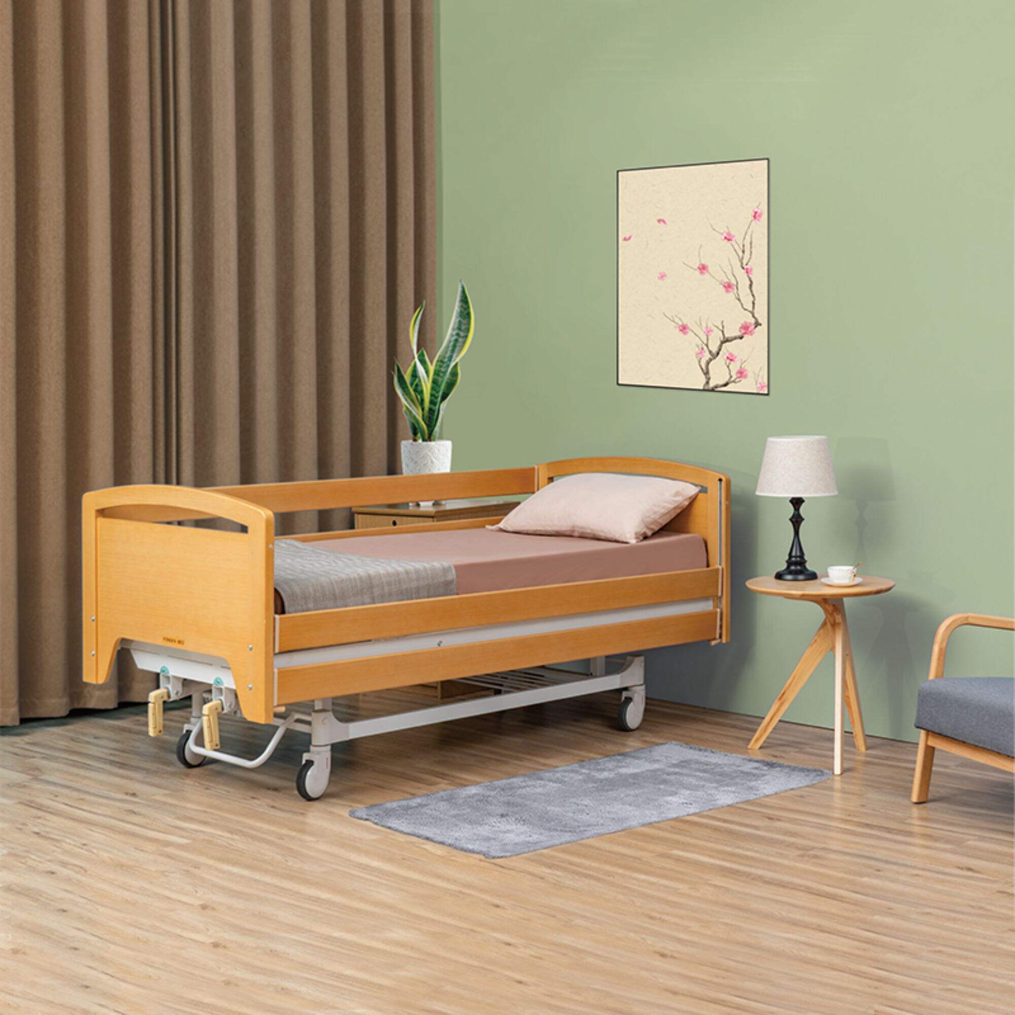 YFC201K(V) Two Function Manual Nursing Bed