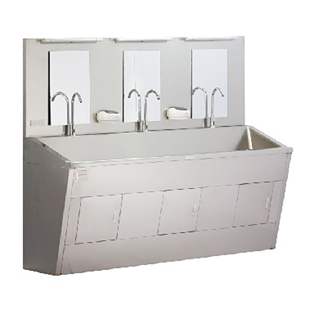 YFQ-W31 SS Scrub Sink مع تصنيع المرآة