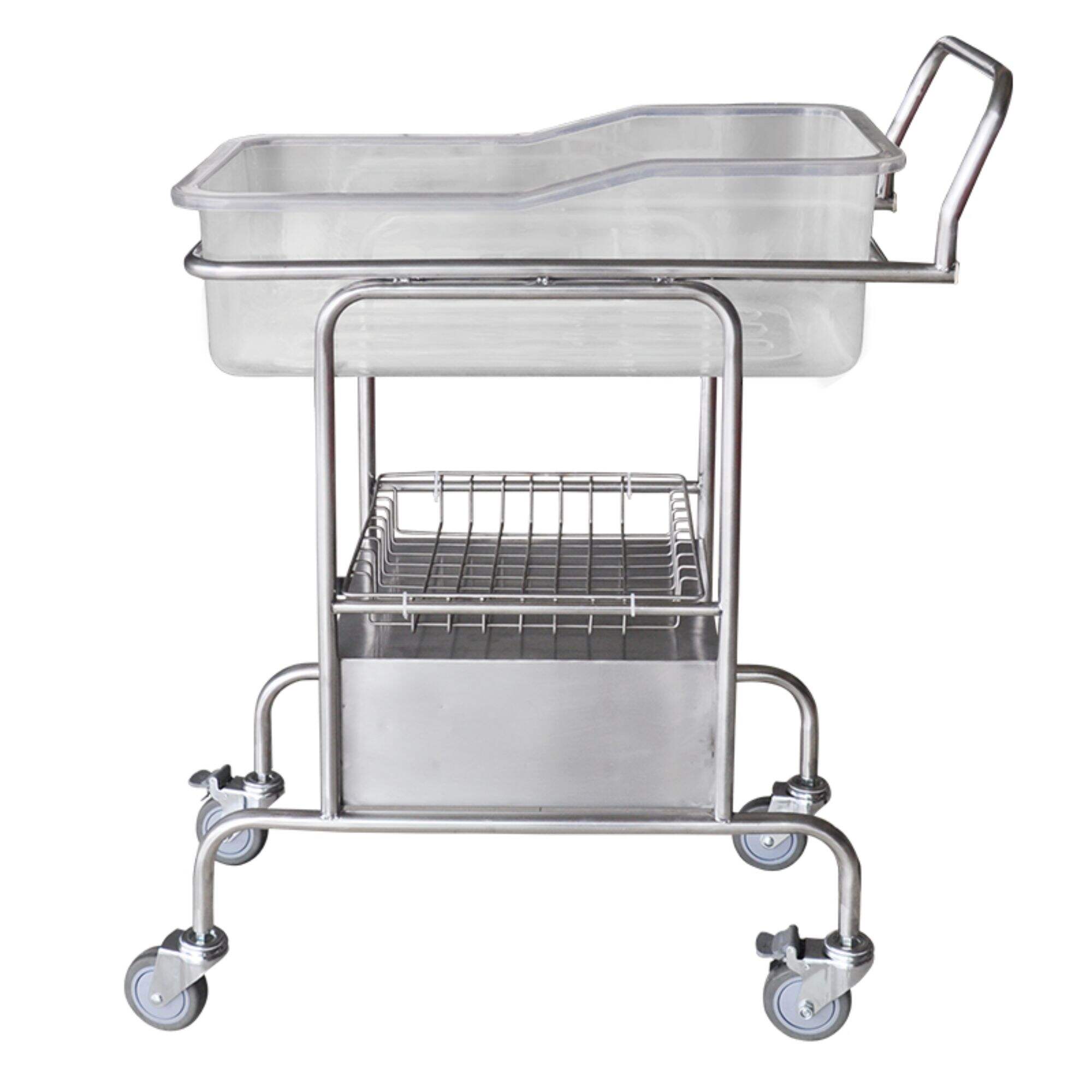 YFY018L-S1 Stainless Steel Baby Cart