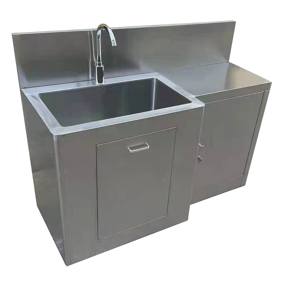 Pengeluaran YFQ-W12 SS Scrub Sink