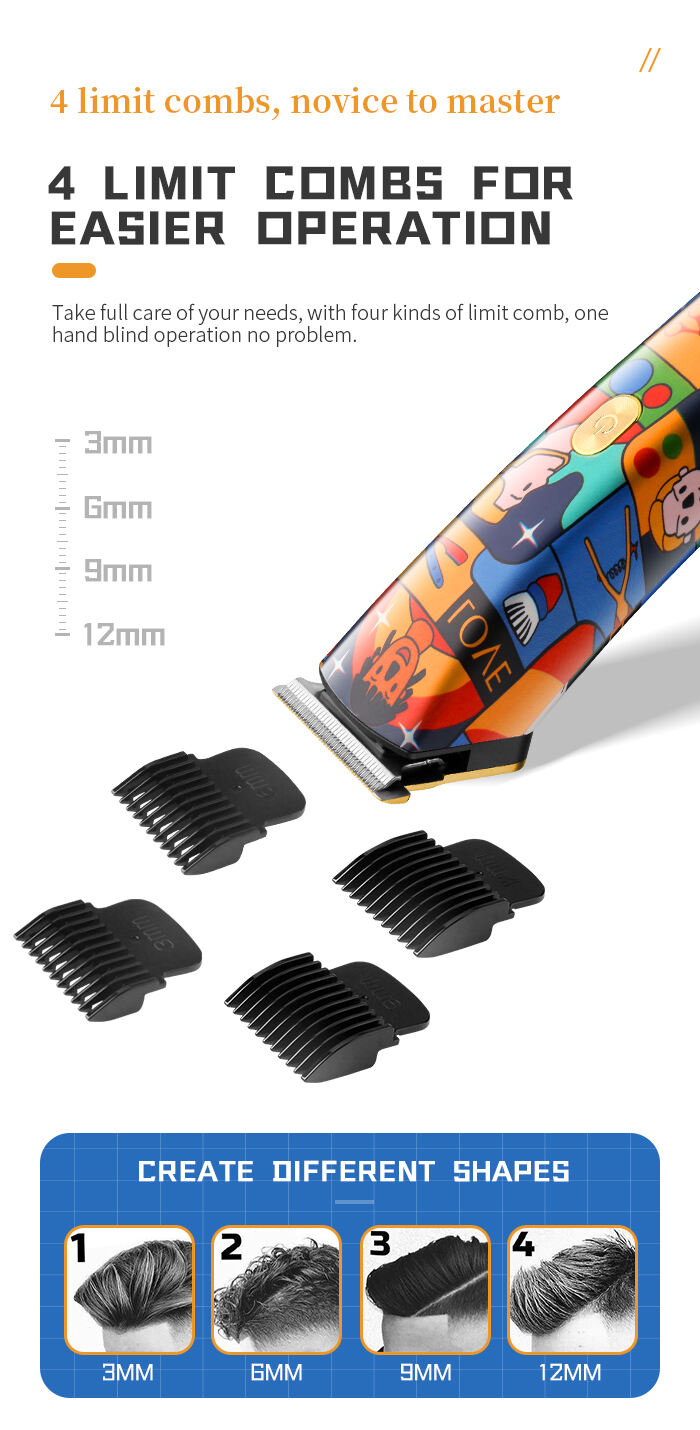Personalized Graffiti USB Charging Hair Trimmer supplier