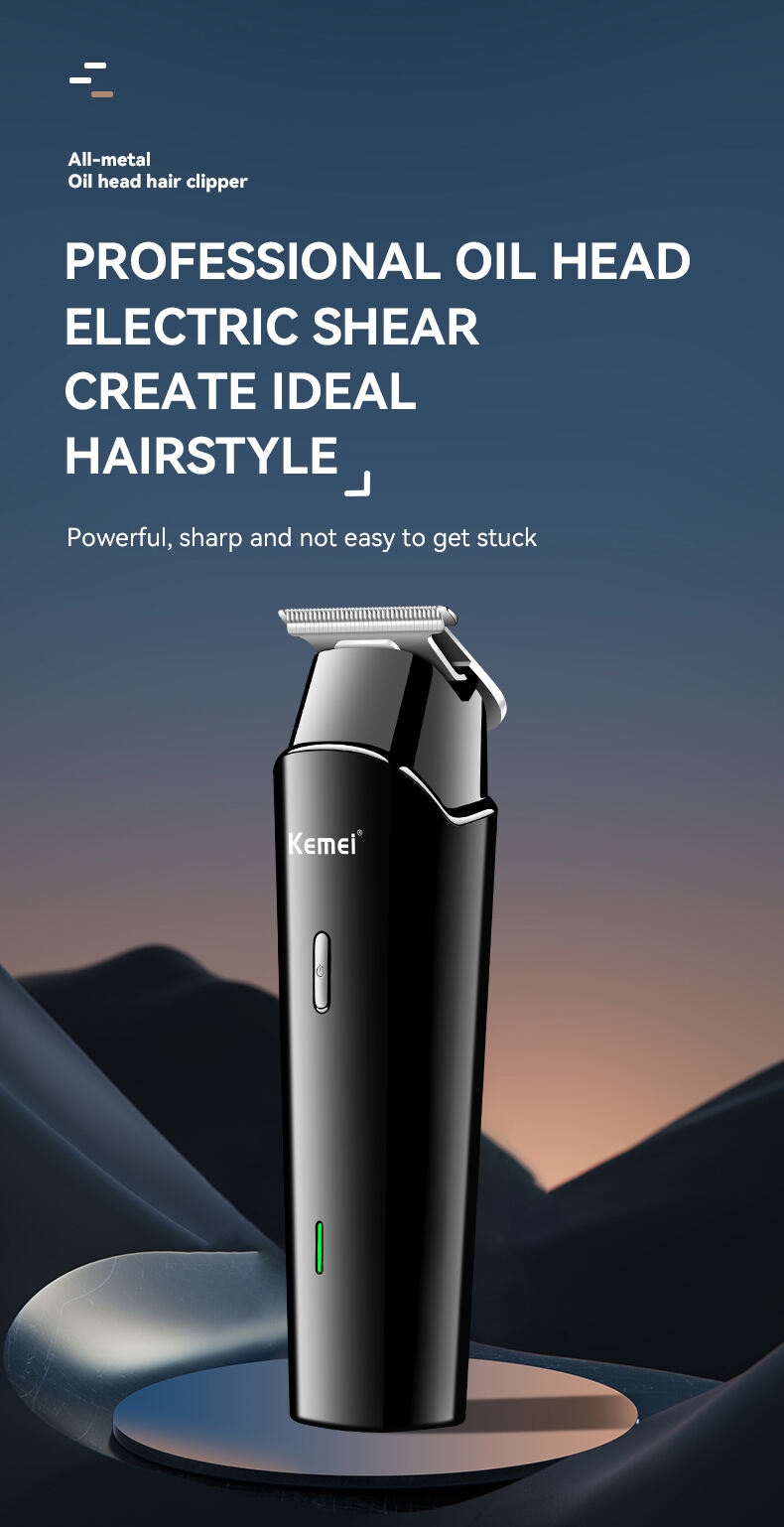 KM-1115 USB Recharge Electric Hair Trimmer Nose Trimmer Replaceable Ceramic Blade Heads Hair Clipper For Men supplier