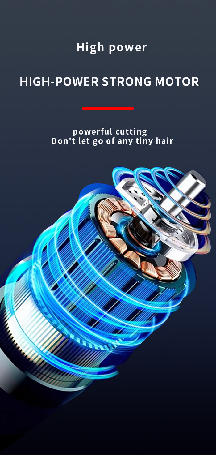 Kemei km-678 – tondeuse à cheveux avec affichage numérique LCD, appareil pour couper les cheveux, chargeur USB, qualité supérieure, détails