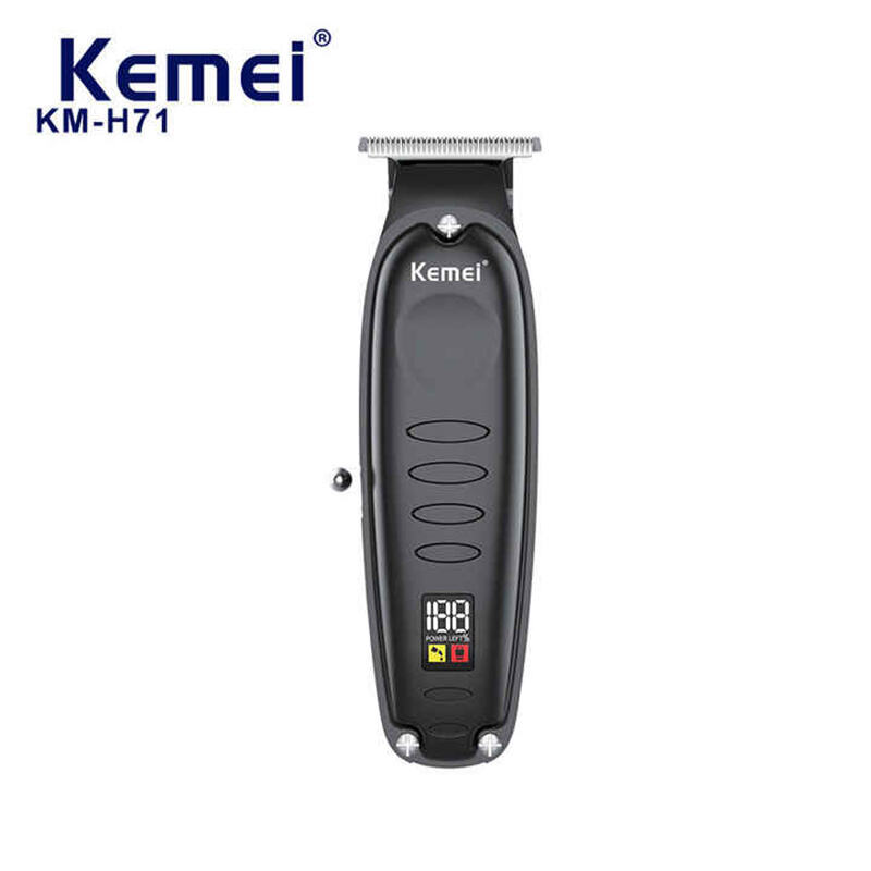 Digital Display Usb Charging Fast Charging Cutter Clipper Kemei Km-H71 Mini Design 1400 Mah Lithium Battery Hair Trimmer