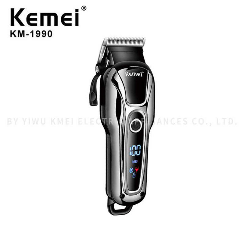 Kemei – tondeuse à cheveux électrique professionnelle de haute qualité, pour Salon de coiffure Baber, KEMEI KM-1990