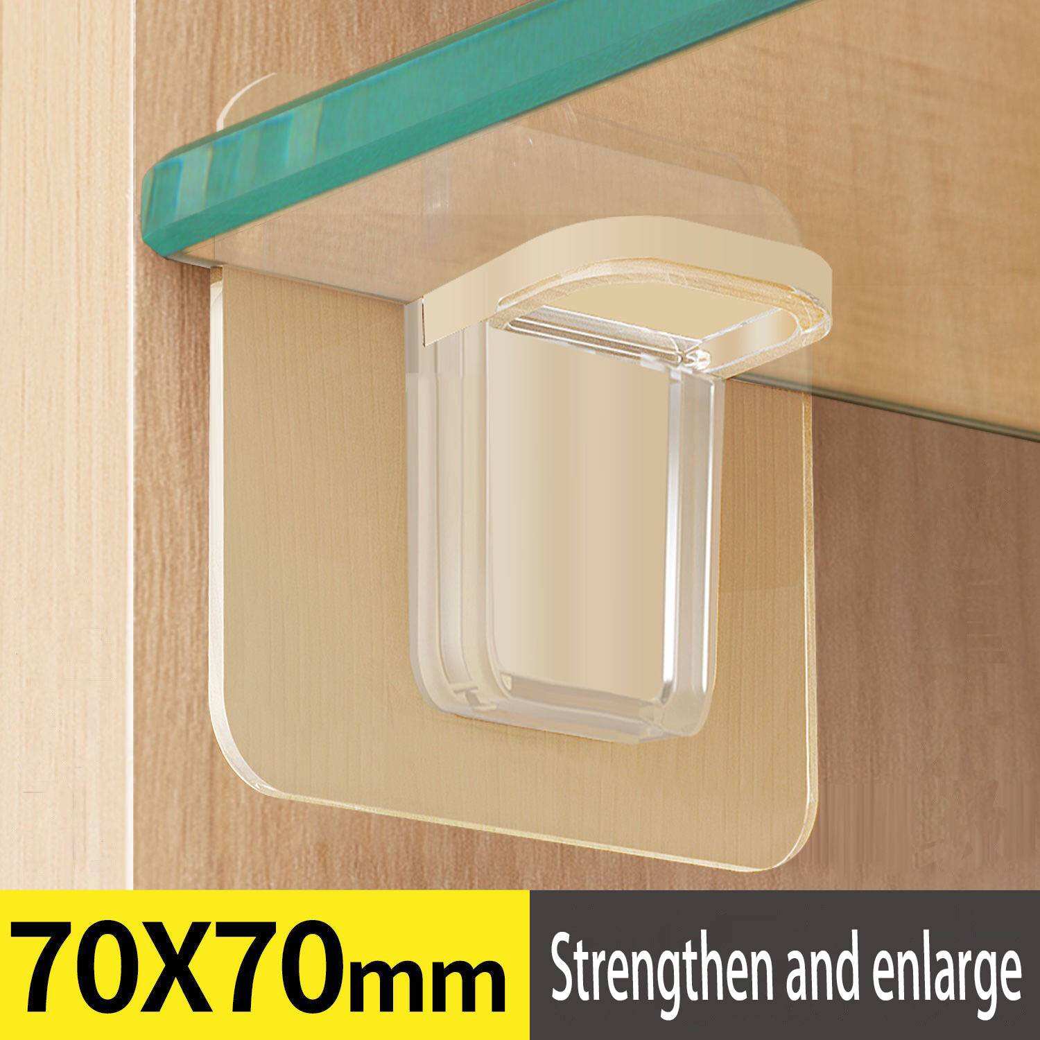 Nail-free Patch Traceless Paste Laminate Support Partition Layer Fixed Support Angle Nail Paste Fixed self adhesive hooks supplier