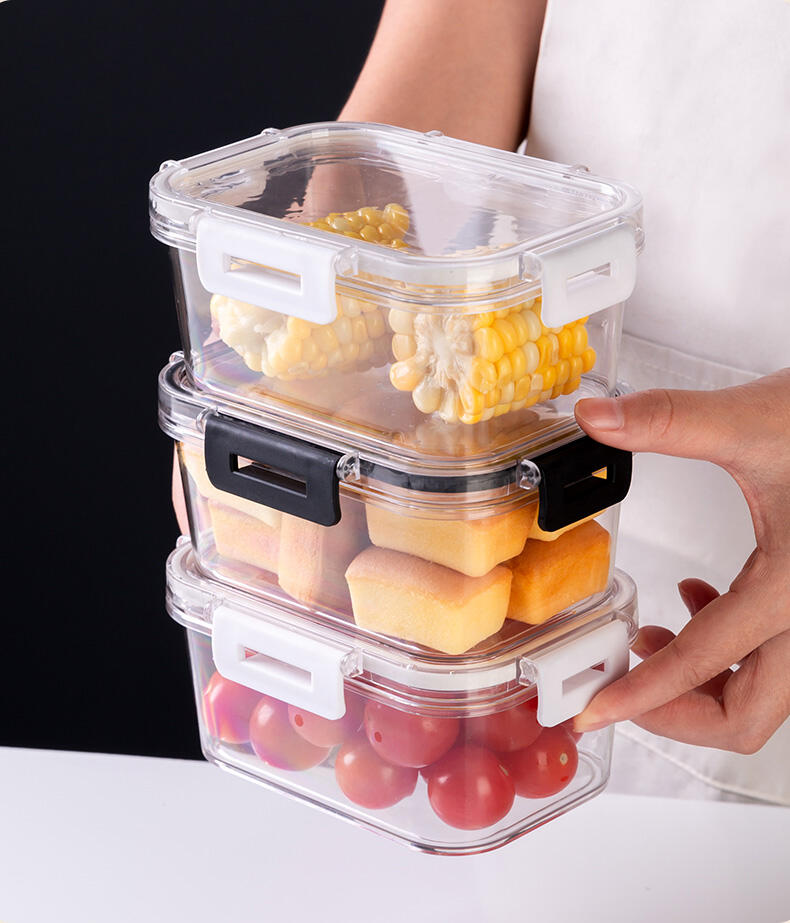 PET Multifunctional sealing plastic crisper refrigerator preservation bowl Microwave heating lunch box Food storage manufacture