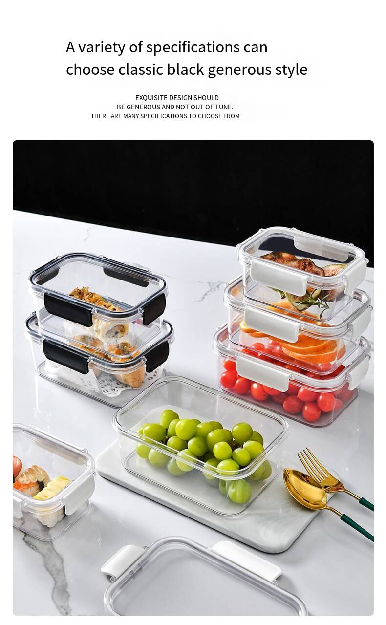 Crisper food-grade refrigerator special storage box Frozen sealed box with lid food dumpling box vegetable food jar supplier