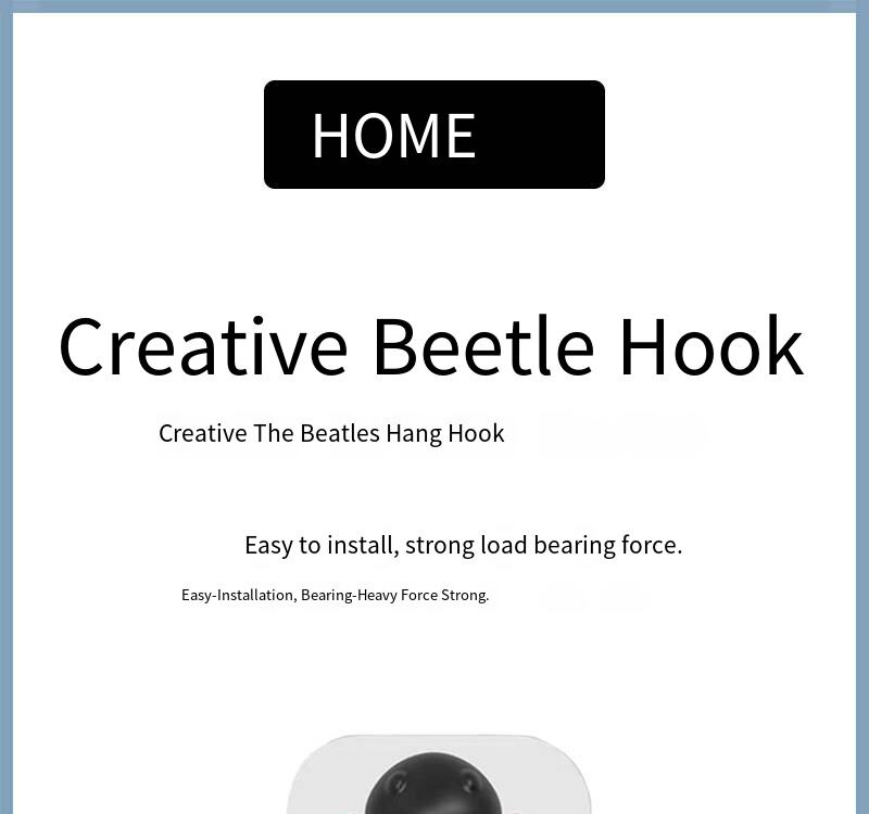 New Creative Beetle Key Hook Gravity sensing wings automatically open Creative cute key hook factory