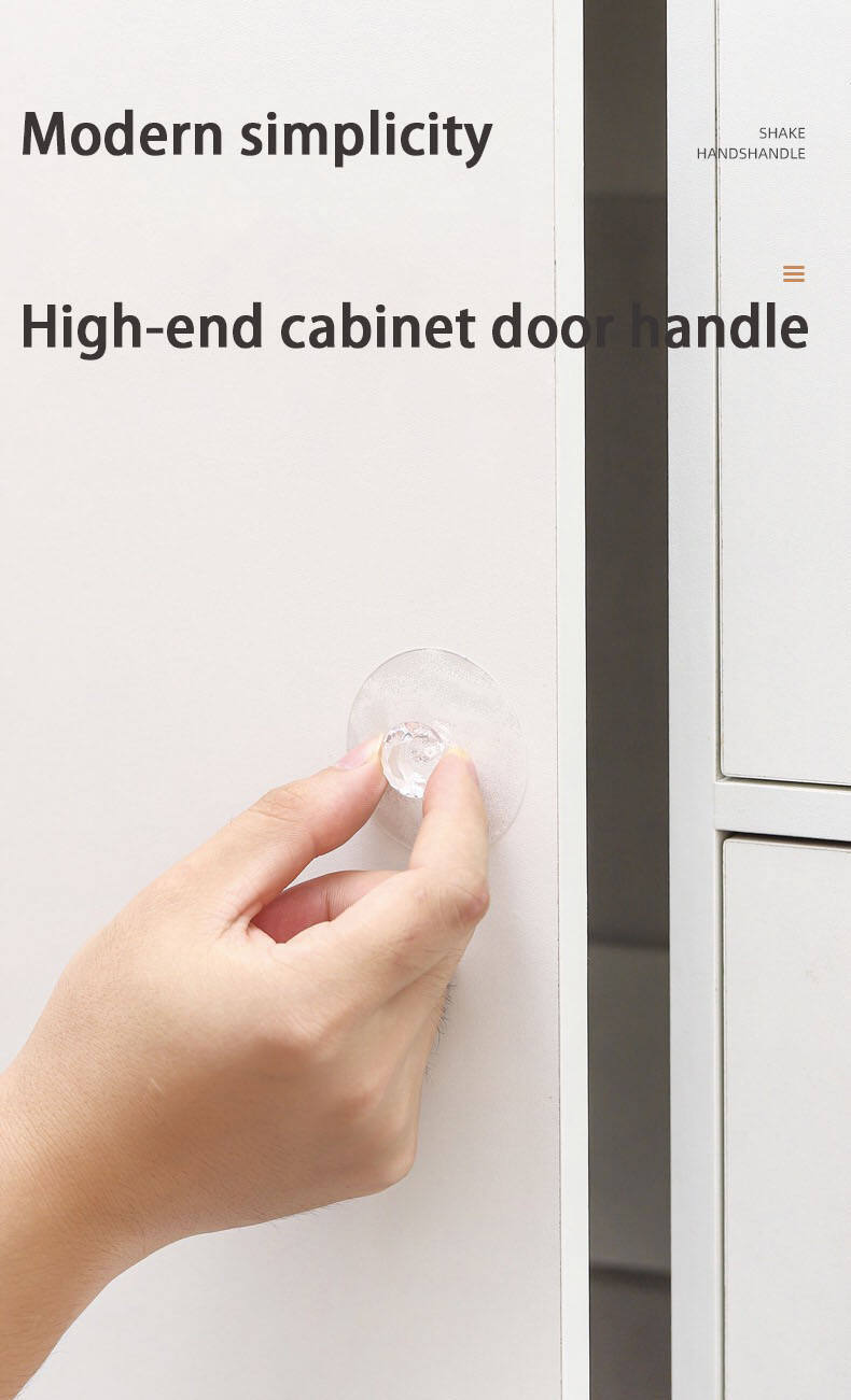 Modern simple doorknob diamond handle is stick to use no drilling traceless strong hook factory