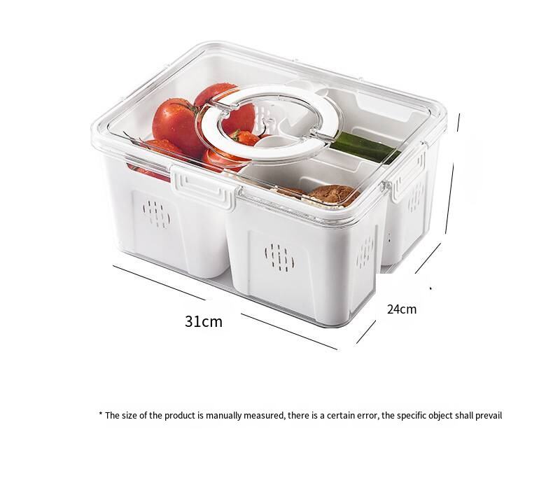 Refrigerator storage box food grade food vegetable preservation frozen kitchen prepared dishes sorting and sealing artifact manufacture