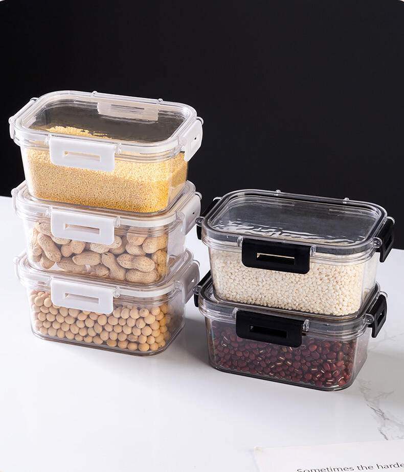 PET Multifunctional sealing plastic crisper refrigerator preservation bowl Microwave heating lunch box Food storage factory