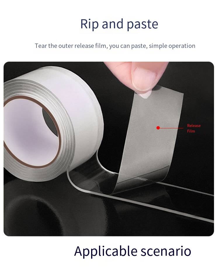 Nano tape double-sided adhesive non-trace magic adhesive Strong transparent waterproof wall adhesive high viscosity acrylic supplier