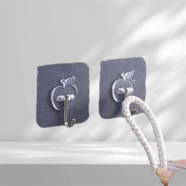 Sleek and stylish, stainless steel hooks add a modern touch to any space.