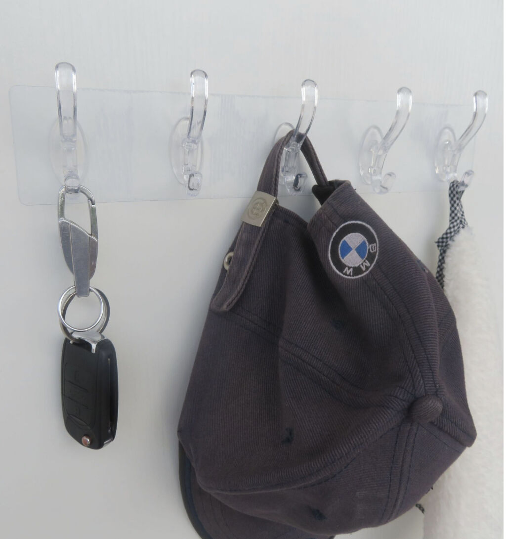 Customizing All Kinds Of Clothing Hook Non - nail Even Row Hook Wall - mounted Strong Traceless Stick Hook manufacture