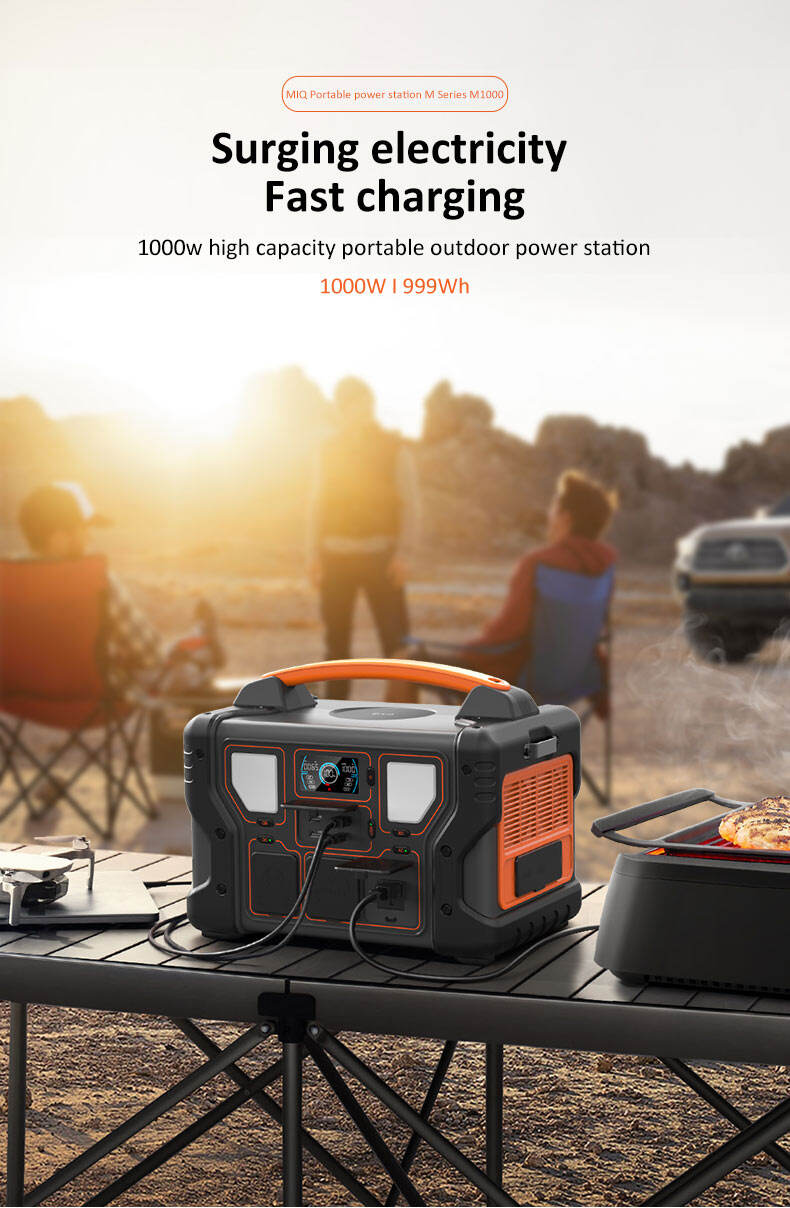 ISEMI Smart Charging Technology Wiederaufladbarer Lithium-Akku Langlebiger Camping-Stromlieferant
