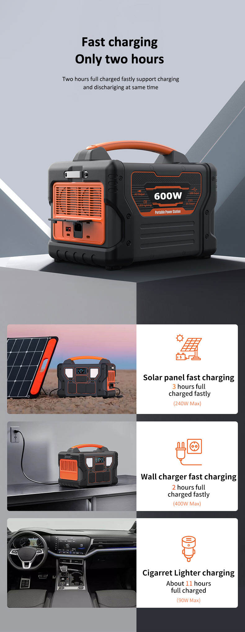 Emergency Power Source Outdoor Charging Solution Long-lasting Camping Power manufacture