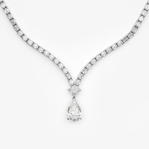 Eco-Friendly Lab Grown Diamond Tennis Necklaces