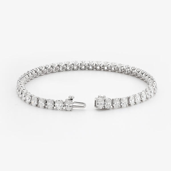 Laboratoriediamant tennisarmbånd