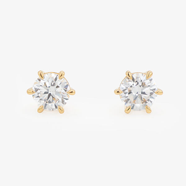Clássicos Brincos de Diamante Sintético para Qualquer Ocasião