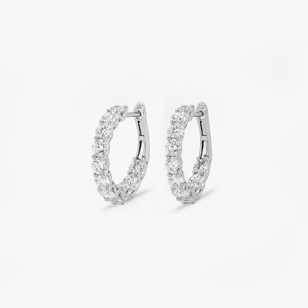 Lab Grown Diamond Hoop Earrings for Special Occasions