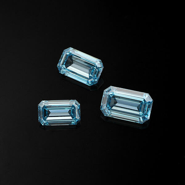 Lab Grown Creation of Emerald Cut Diamonds