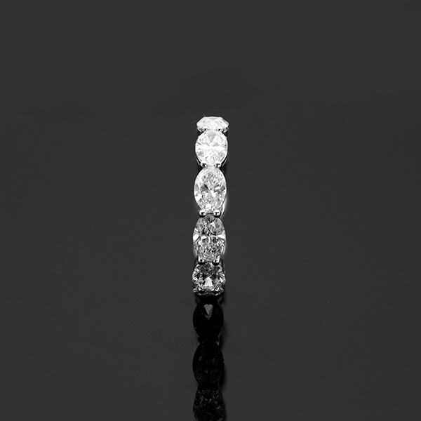 Lab Grown Oval Eternity Bands