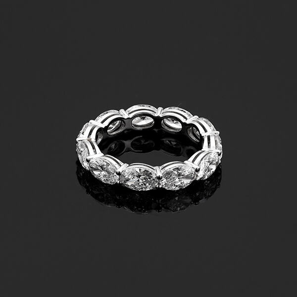 Lab Grown Oval Eternity Bands