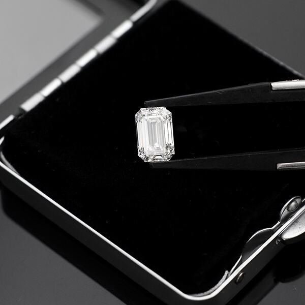 Lab Created Emerald Cut Gems