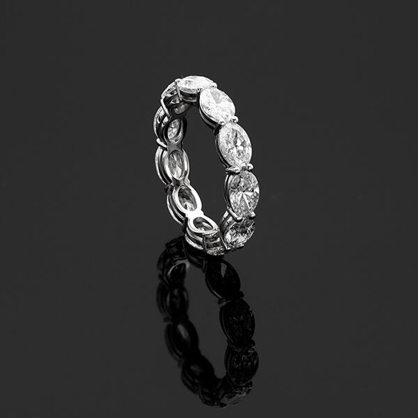 Choose Lab Grown Oval Eternity Bands