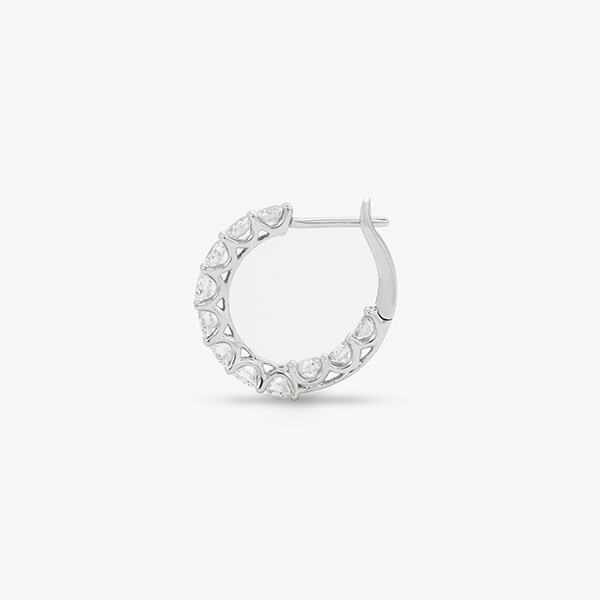 Lab Grown Diamond Hoop Earrings