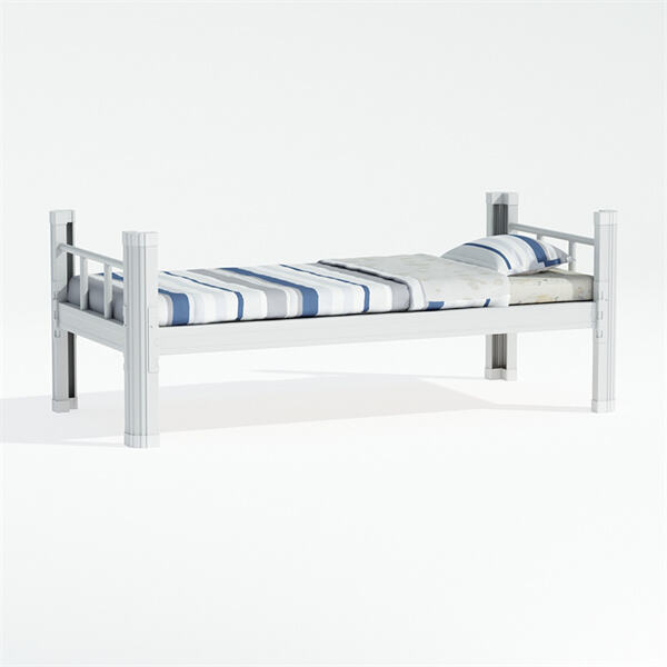 Create a Chic and Minimalist Bedroom with a White Metal Bed Frame