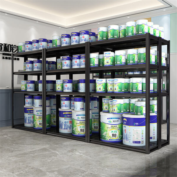 मेटल शेल्व्स के साथ गड़बड़ शेड को बदलें