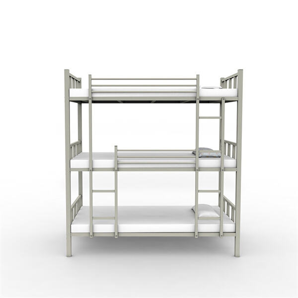 छोटे बैडरूम के लिए एकल मेटल बेड़े का फ्रेम