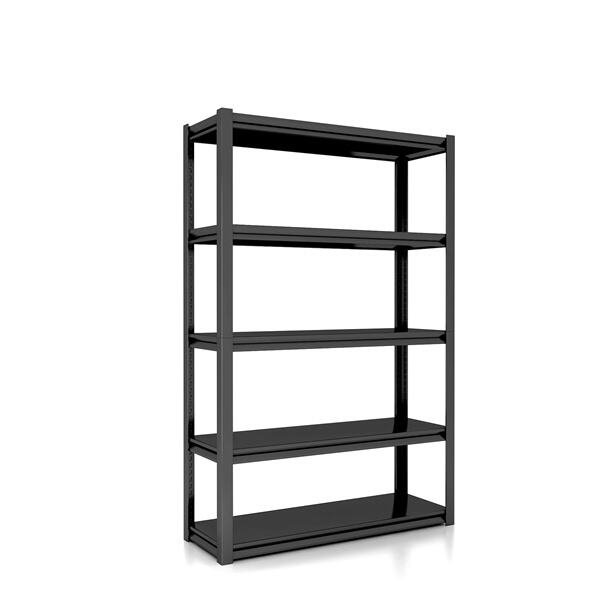 Easy Assembly and Adjustable Shelves on a 5-Tier Metal Uni