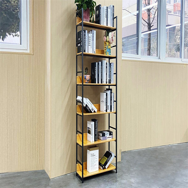 ढ़िली हुई पुस्तकों और सजावट को मजबूत सफ़ेद धातु की पुस्तकालय से ठीक करें