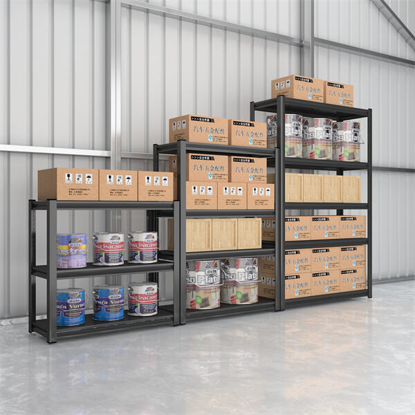 Create a Professional Workspace with a 5-Tier Metal Shelf System