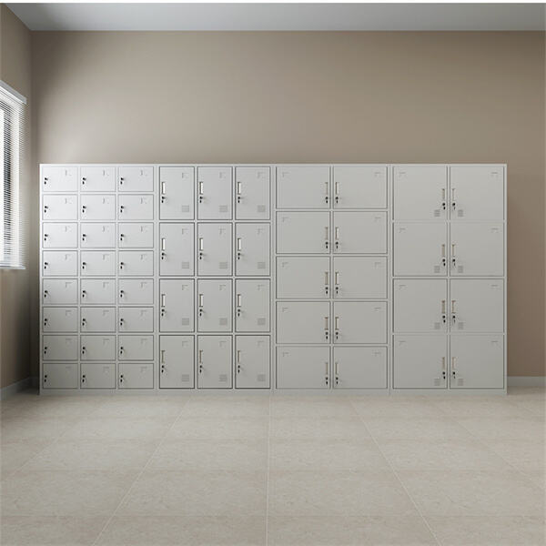 बड़े पैमाने पर स्टोरेज आसान करने के लिए लॉकर स्टील अलमारी