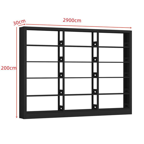 एक मेटल फ्रेम बुकशेल्फ के साथ आधुनिक और शिक दिखाई दें