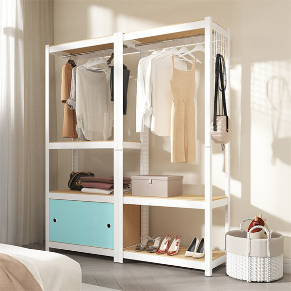 उच्च-गुणवत्ता वाले मेटल वर्ड्रोब शेल्व्स के साथ अपने अलमारी को रहित-क्लटर रखें