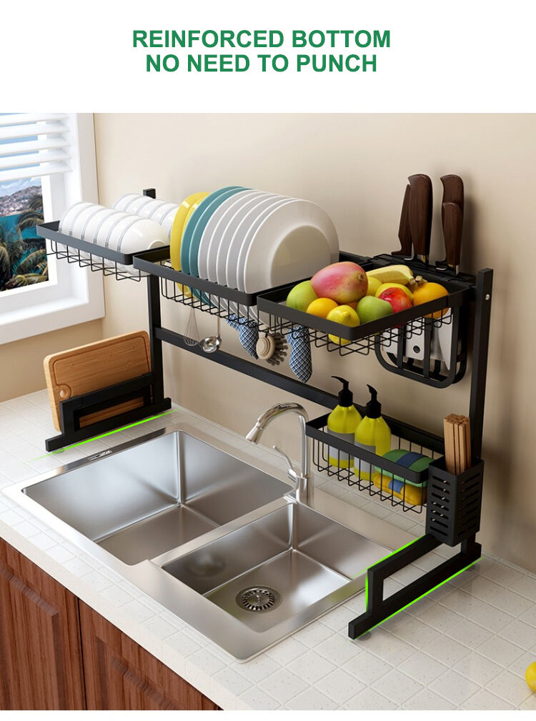 Morgie 2021 Hot selling metal stainless steel  kitchen plate dish bowl drying rack supplier