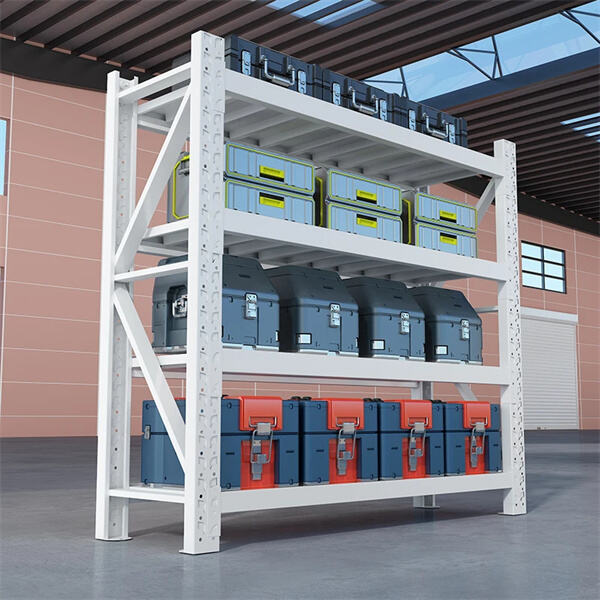 Maximitza l'emmagatzemament amb estanteries blanques ajustables per a càrregues pesades.