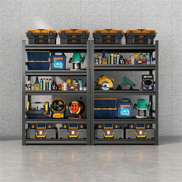 5-शेल्व मेटलिक शेल्विंग यूनिट