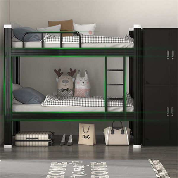Metal Bunk Beds are Stylish too - Modern Rooms Benefit from the Bright Clean Look