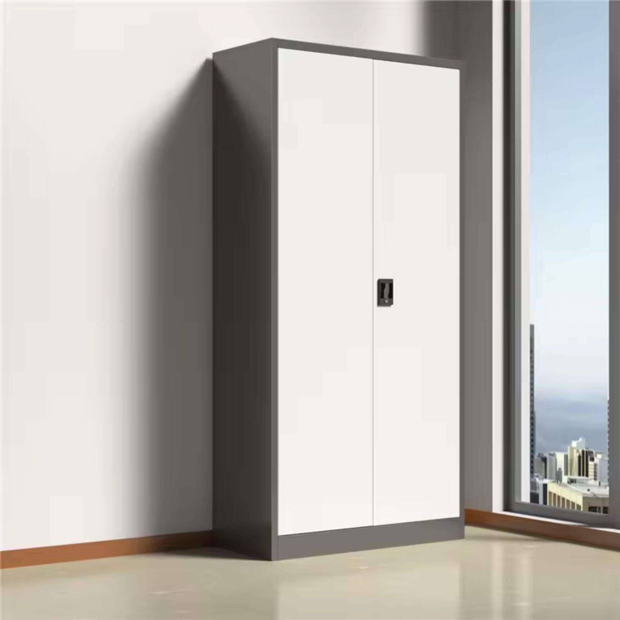 Metal File Cabinets Office 2 Door Metal Storage Cabinets with 3 Mobile Shelf Filing Kabinet